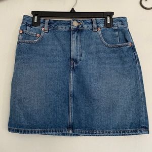 ASOS denim mini skirt size 8